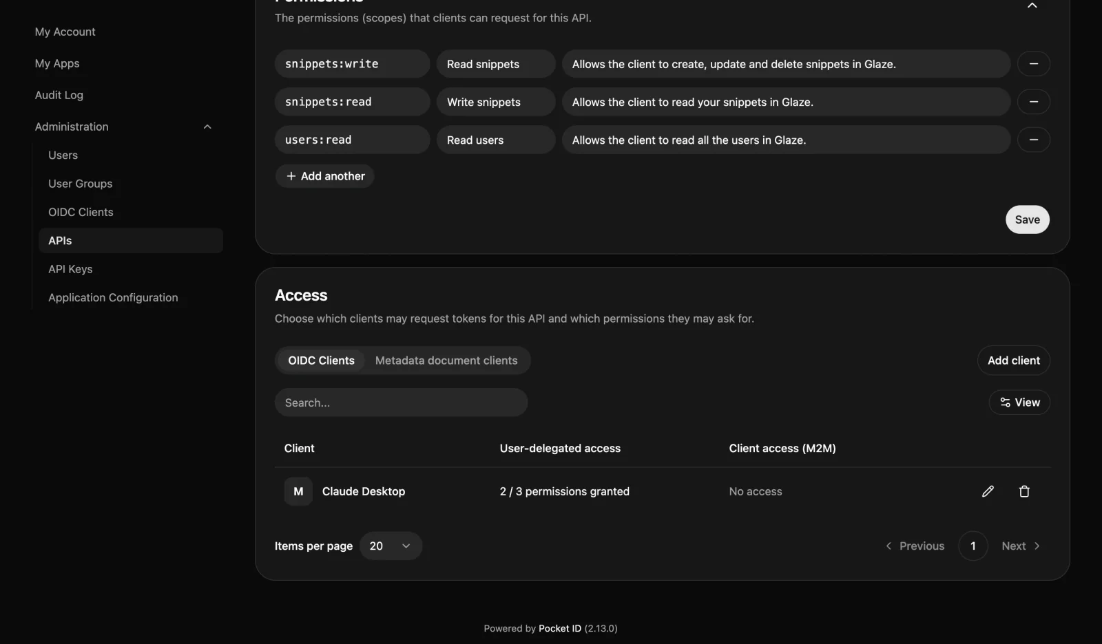 API Resource Indicators